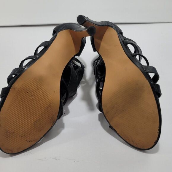 Steve Madden Women 5.5M Stiletto Heel Black Mobwife Whimsigoth‎ Officesiren Y2K - Picture 8 of 11